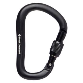mosqueton BLACK DIAMOND ROCKLOCK SCREWGATE CARABINER black
