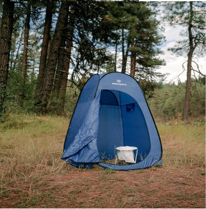 BAÑO PORTATIL DE PLASTICO PARA CAMPAMENTO