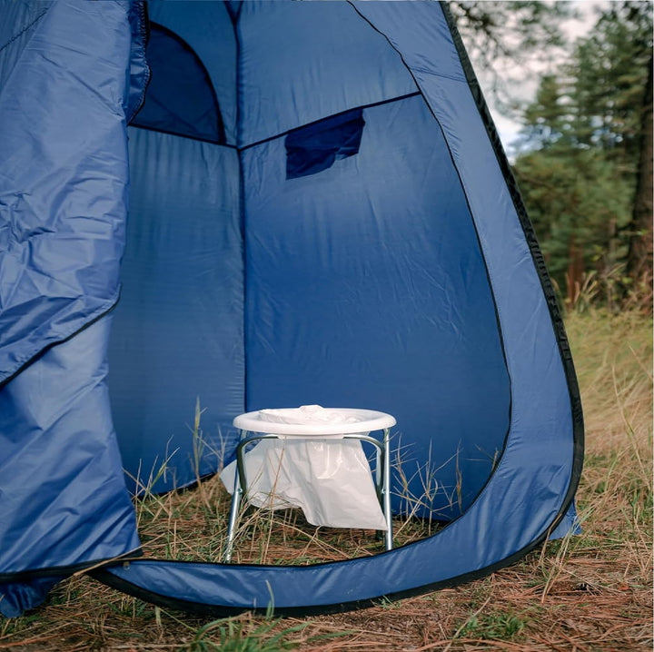BAÑO PORTATIL DE PLASTICO PARA CAMPAMENTO