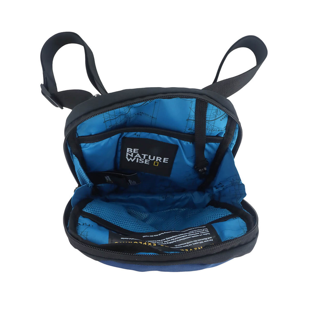 BOLSO BANDOLERA NAT GEO ALL ROUNDER 3.5 L AZUL