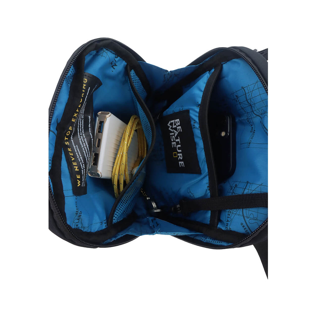BOLSO BANDOLERA NAT GEO ALL ROUNDER 3.5 L AZUL