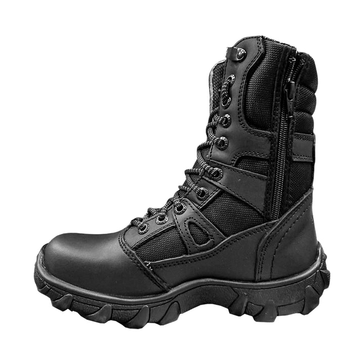 BOTA 4051 30.8 PIEL NEGRA CON SIERRE