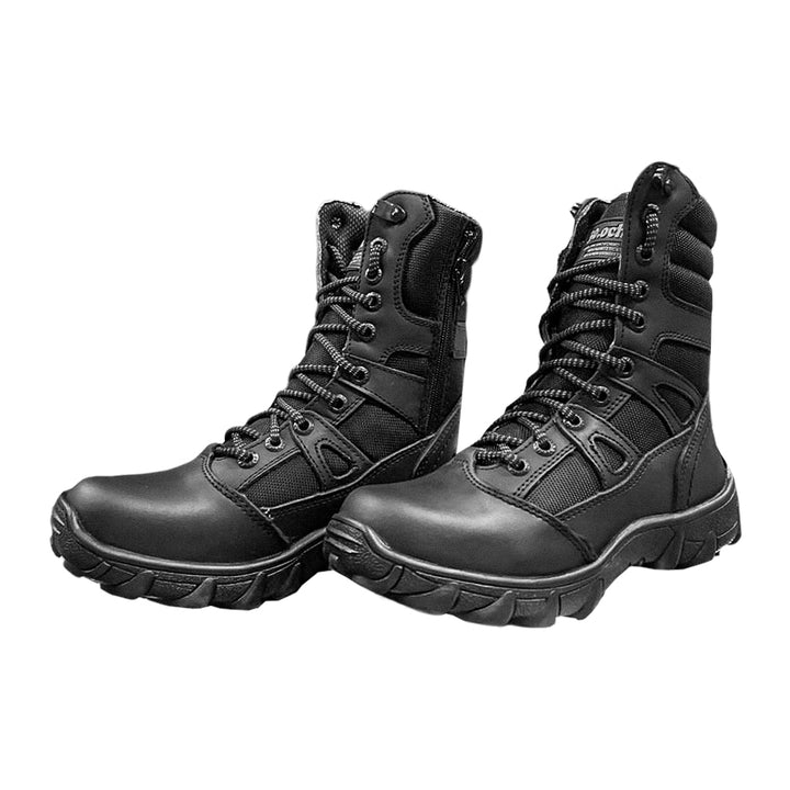BOTA 4051 30.8 PIEL NEGRA CON SIERRE