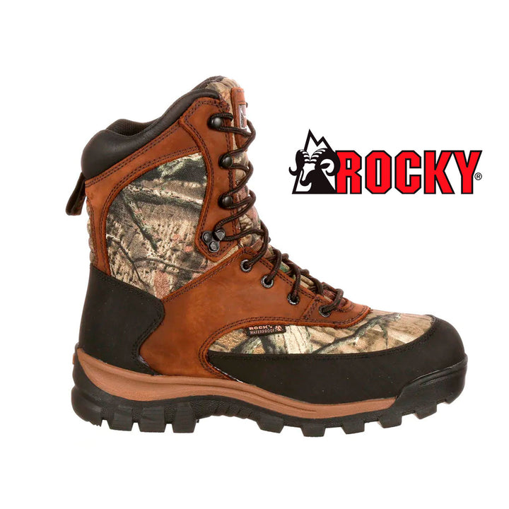 BOTAS ROCKY CORE WATERPROOF 800G BROWN / MOSSY OAK