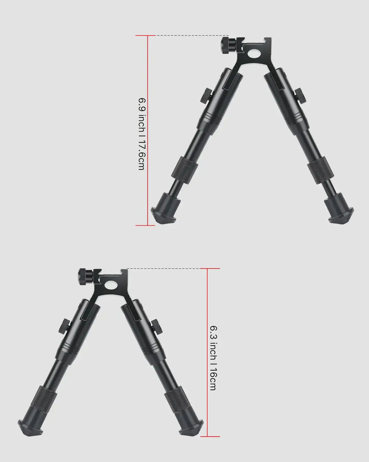 Bipie para rifle con montaje tactico ajustable RB5010