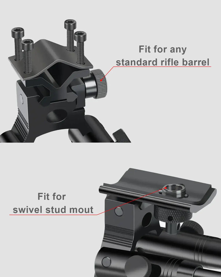 Bipie para rifle con montaje tactico ajustable RB5010