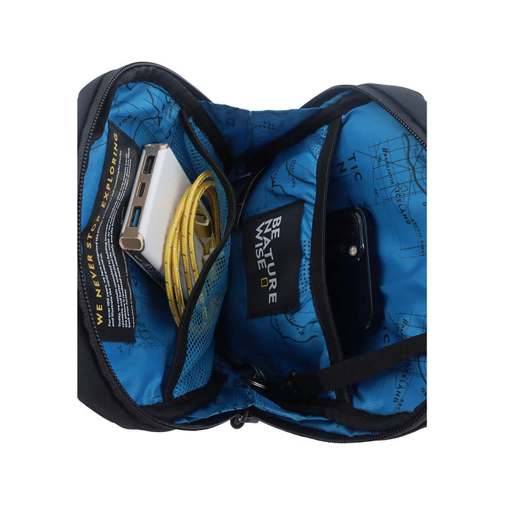 Bolso bandolera Nat Geo, ALL ROUNDER 3.5 L, negro