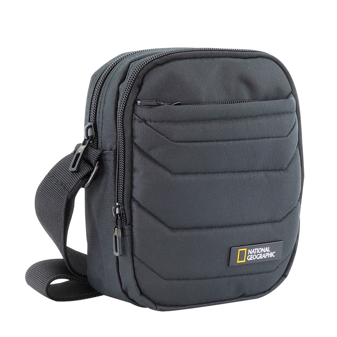 Bolso de viaje Nat Geo Small Utility Bag PRO 2 L, Resistente al agua, Negro