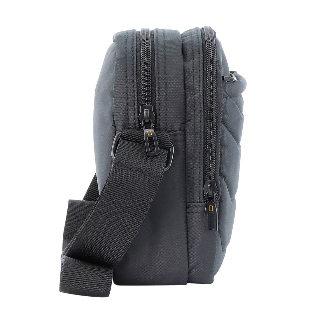 Bolso de viaje Nat Geo Small Utility Bag PRO 2 L, Resistente al agua, Negro