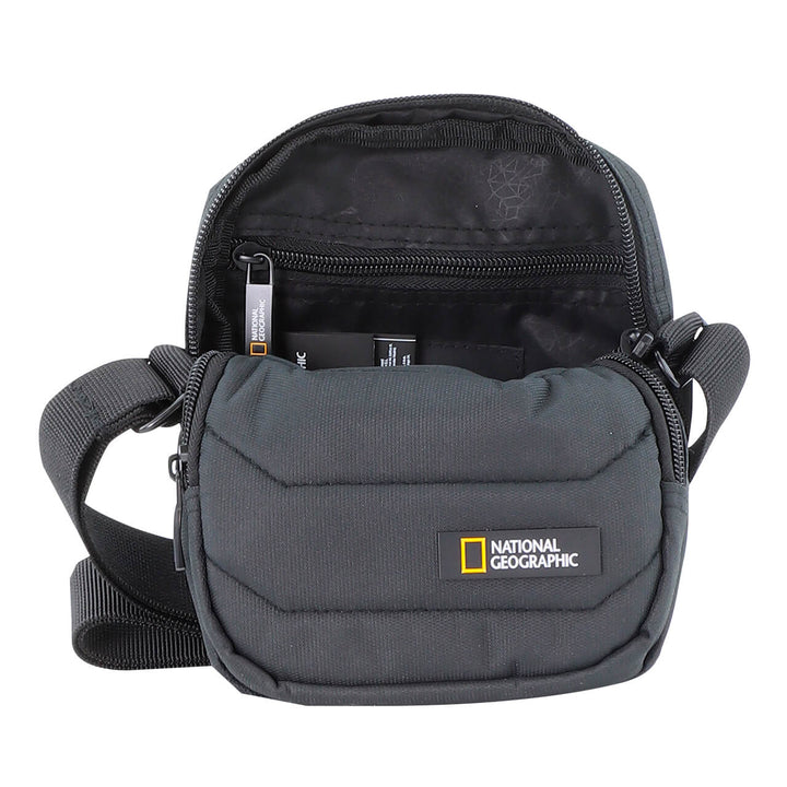 Bolso de viaje Nat Geo Small Utility Bag PRO 2 L, Resistente al agua, Negro