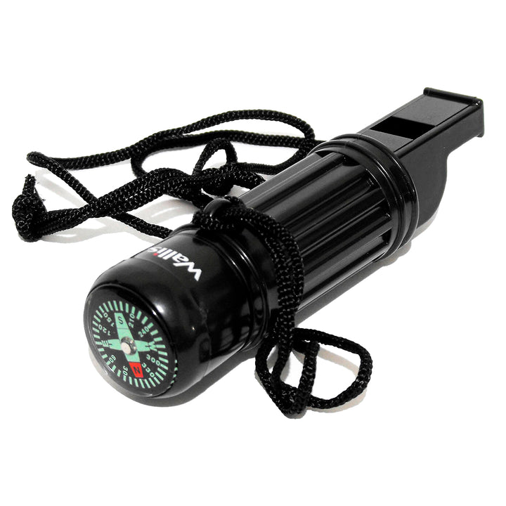 Brújula de supervivencia Scout con silbato pedernal y capsula