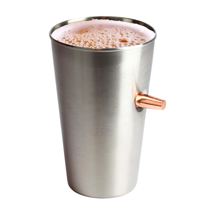 Bullet Pint Stainless Steel Plata