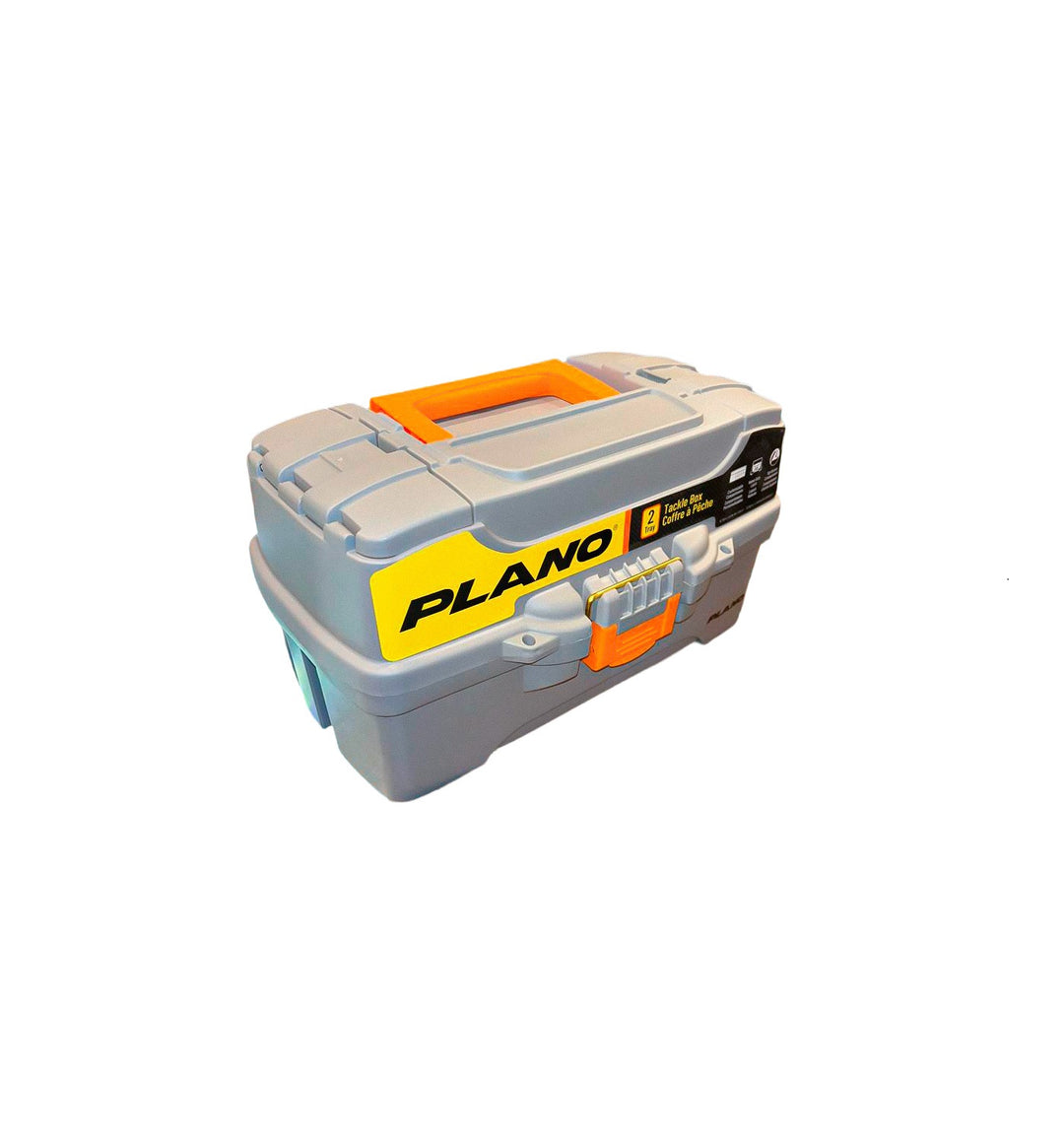 CAJA DE PESCA PLANO 2 REPISAS LIGHT GREY / DARK GREY