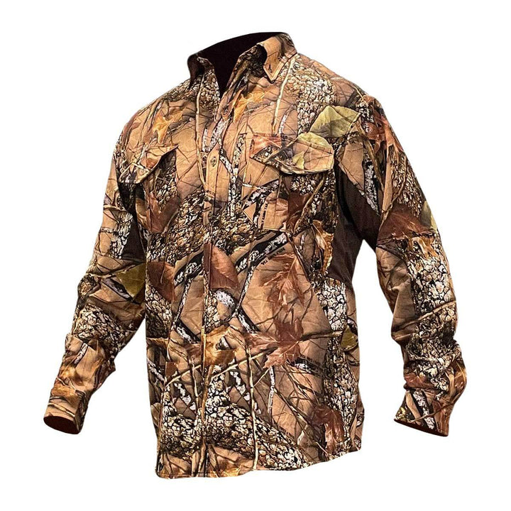 CAMISA Techincal Stretch Burly Camo WFS