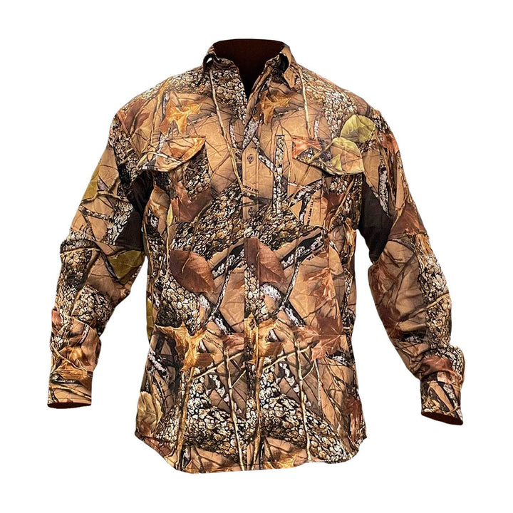 CAMISA Techincal Stretch Burly Camo WFS