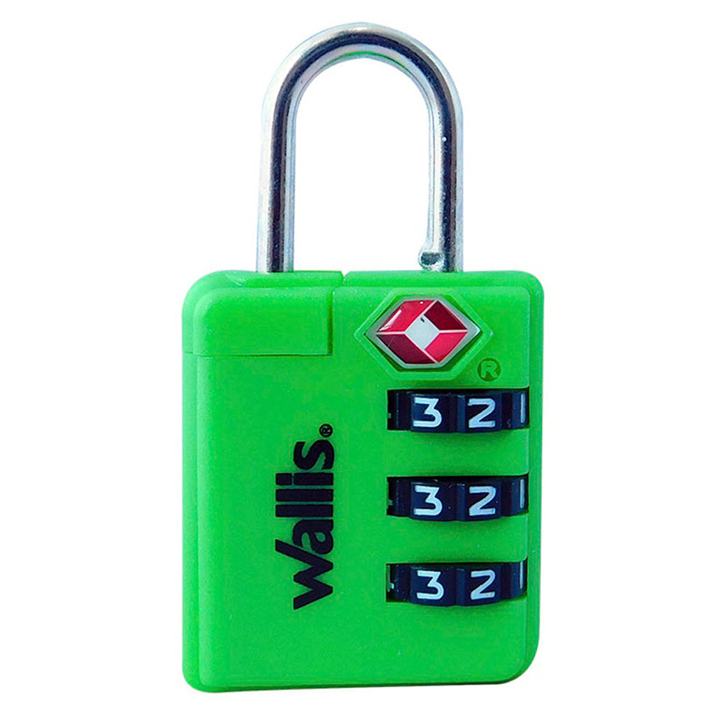 CANDADO DE COMBINACION TSA VERDE