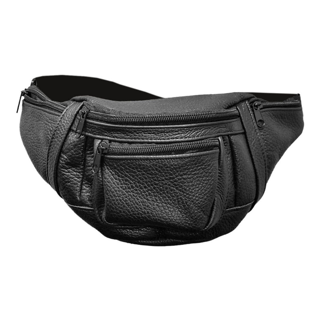 CANGURERA PIEL flother NEGRO