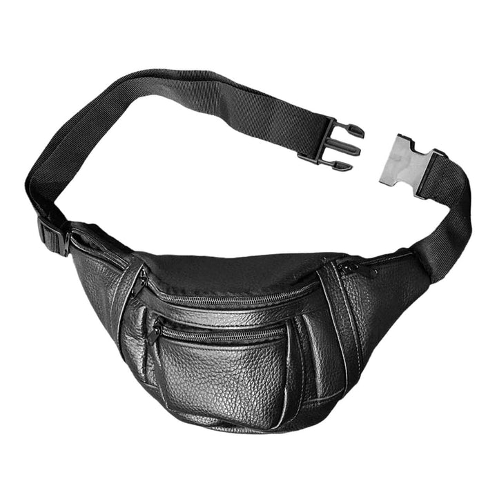 CANGURERA PIEL flother NEGRO