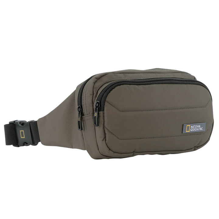 CANGURERA URBANA NAT GEO PRO, RESISTENTE AL AGUA CAFE OLIVO