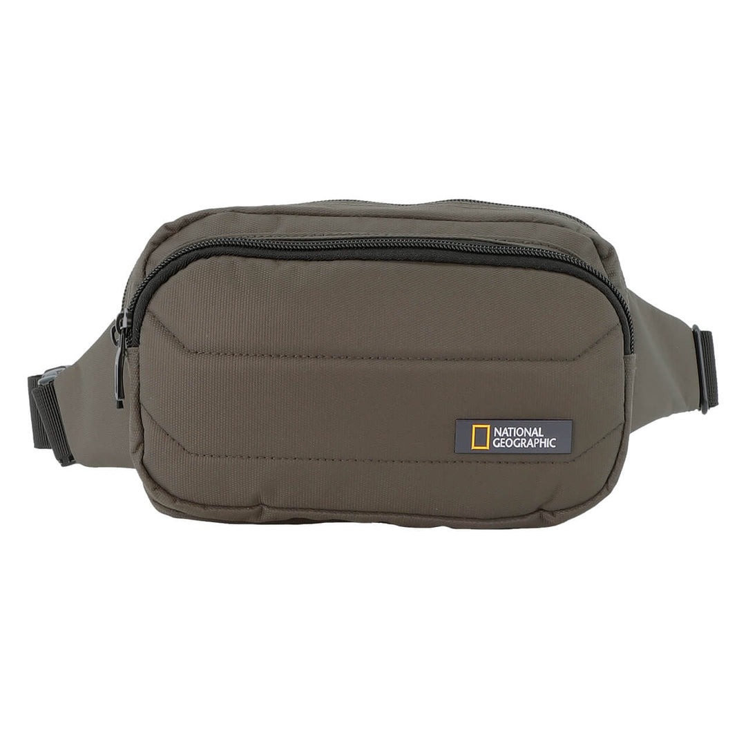 CANGURERA URBANA NAT GEO PRO, RESISTENTE AL AGUA CAFE OLIVO