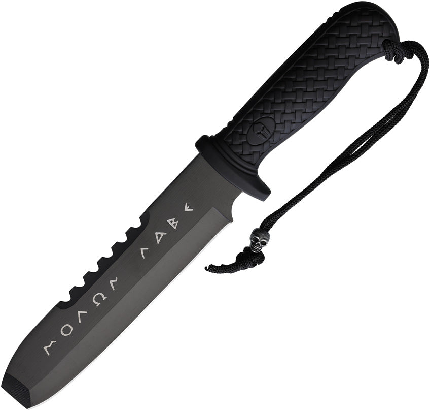 CUCHILLO 12" Fixed Blade with Rubber Handle