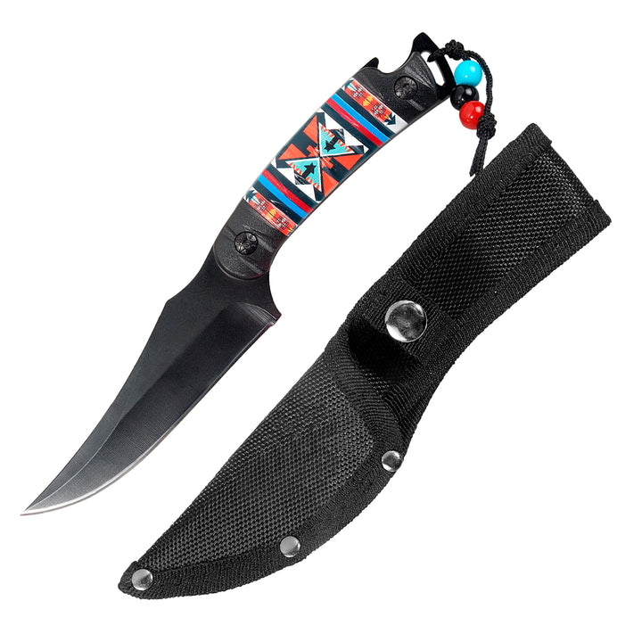 CUCHILLO 4 1/2" PAVONADO FUNDA LION TOOLS