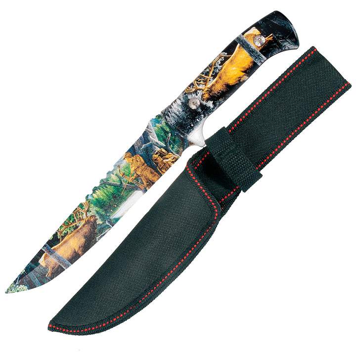 CUCHILLO 8" CAZADORES CON FUNDA LION TOOLS