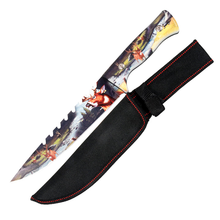 CUCHILLO 8" VENADO CON FUNDA LION TOOLS