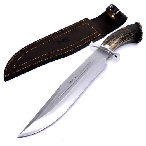 CUCHILLO MUELA MAGNUM-26 MANGO DE ASTA DE CIERVO CON HOJA DE 260MM