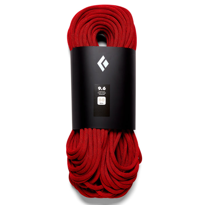CUERDA BLACK DIAMOND DINAMICA 9.6mm 60m ROJA