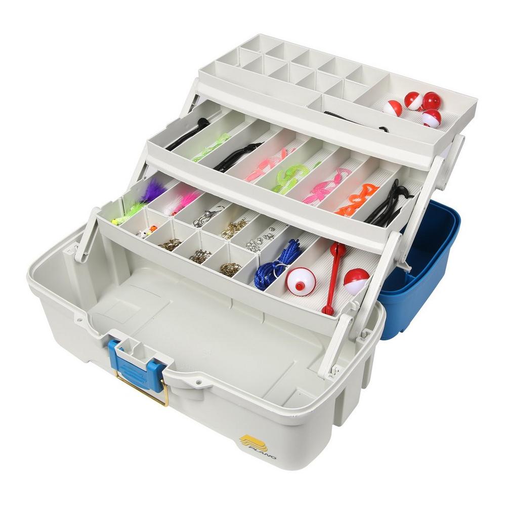 CAJA DE PESCA PLANO 3 REPISAS AQUA BLUE SANDSTONE