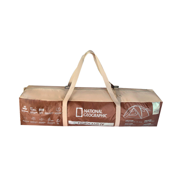 Casa de Campaña Instantanea Nat Geo FIORDLAND IV Para 4 Personas, Cafe