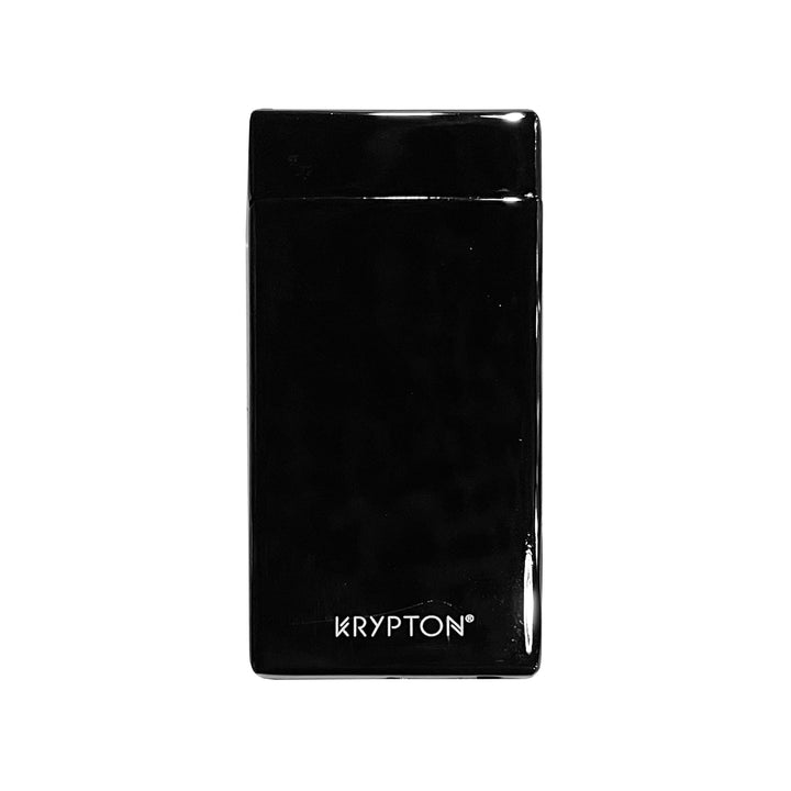 ENCENDEDOR ELÉCTRICO RECARGABLE DOBLE ARCO NEGRO BRILLANTE