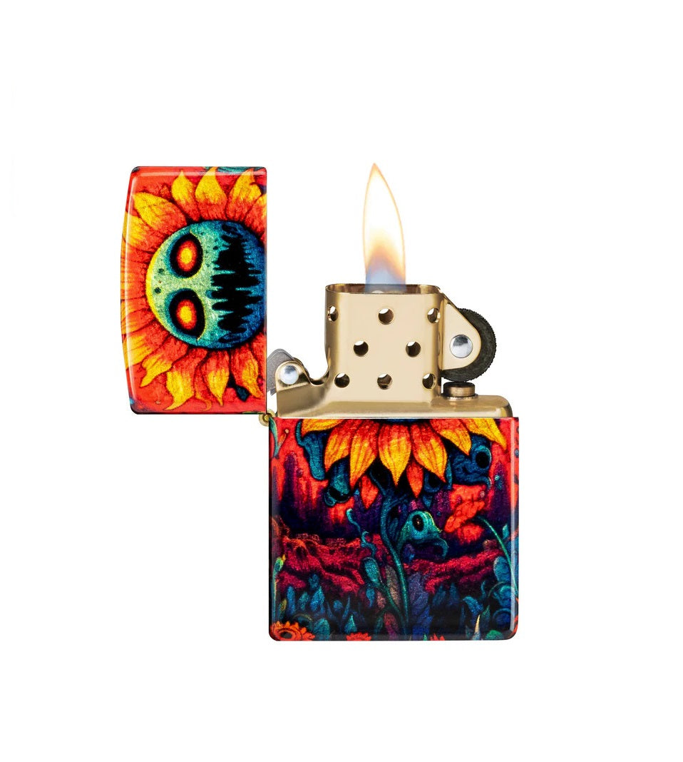 ENCENDEDOR ZIPPO 540 DISEÑO GIRASOL ATERRADOR