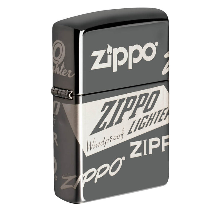 ENCENDEDOR ZIPPO BLACK ICE GRABADO ZIPPO 360°