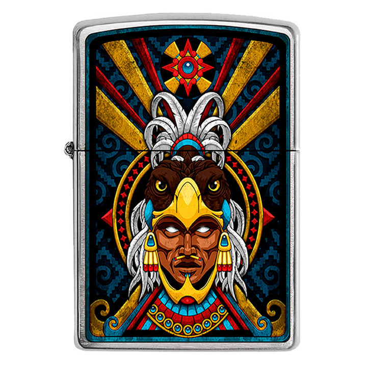 ENCENDEDOR ZIPPO MÉXICO AZTECA CORAZÓN DE GUERRERO