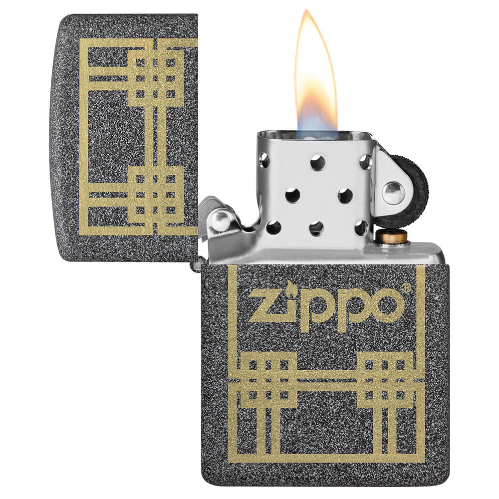 ENCENDEDOR ZIPPO PRICE FIGHTER IRON STONE GRABADO ZIPPO