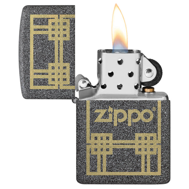 ENCENDEDOR ZIPPO PRICE FIGHTER IRON STONE GRABADO ZIPPO