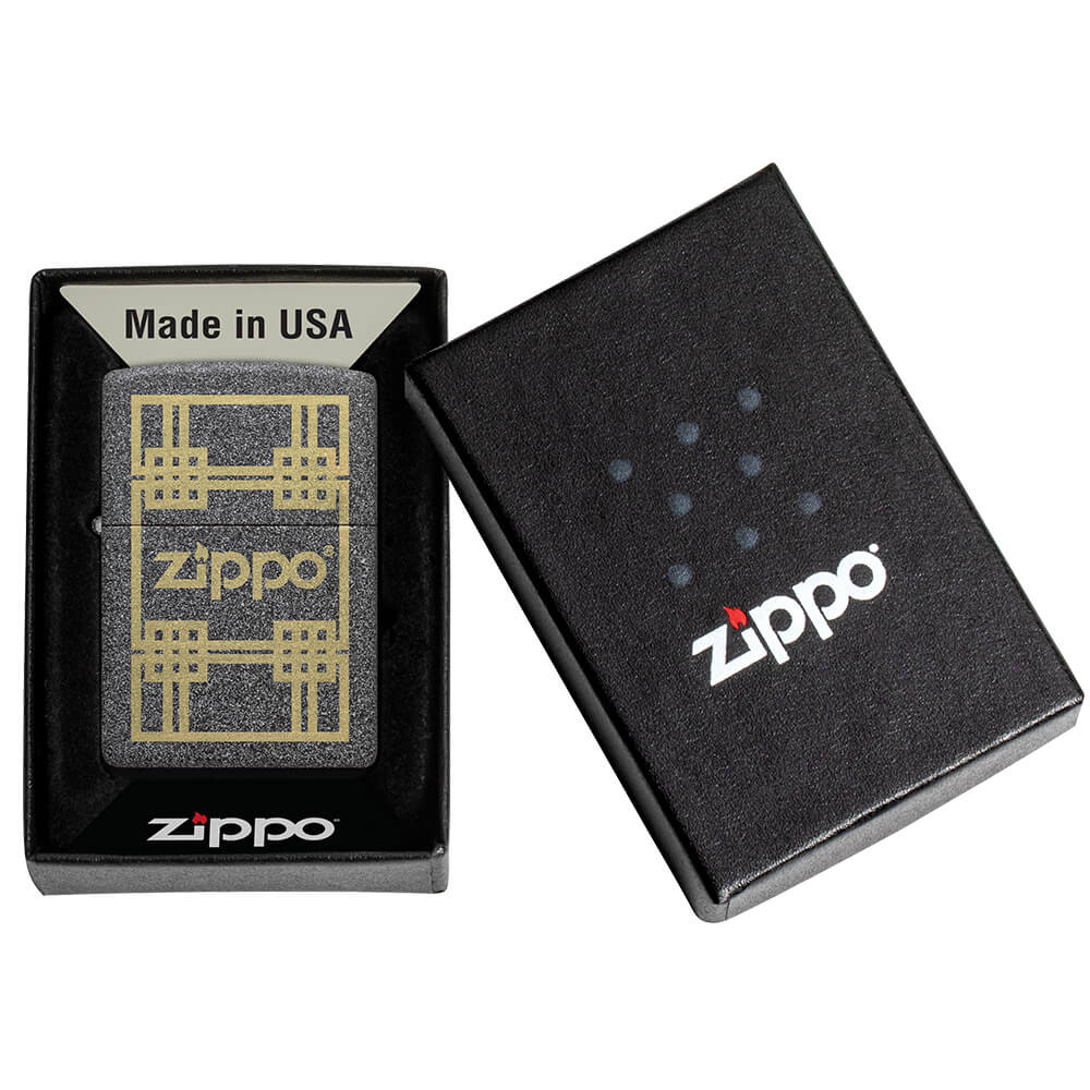 ENCENDEDOR ZIPPO PRICE FIGHTER IRON STONE GRABADO ZIPPO
