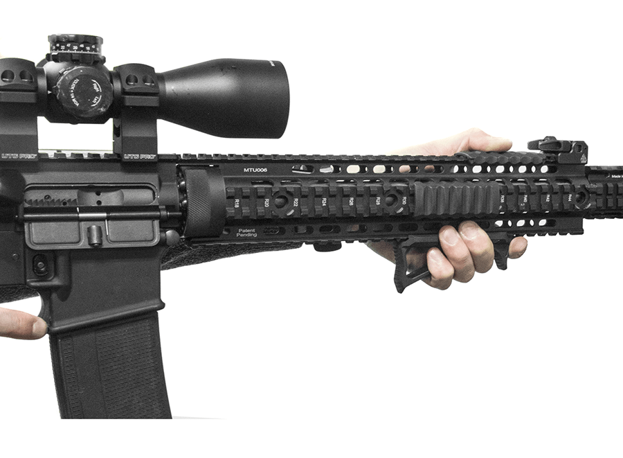 Empuñadura FOREGRIP Delantera Picatinny Ultra Delgado en Ángulo Negro Matte