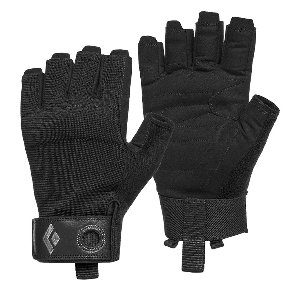 GUANTES DE RAPPEL CRAG HALF-FINGER NEGRO BLACK DIAMOND