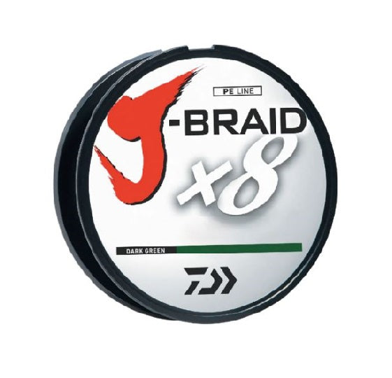 HILO TRENZADO DAIWA X8 DARK GREEN 40LB 150M