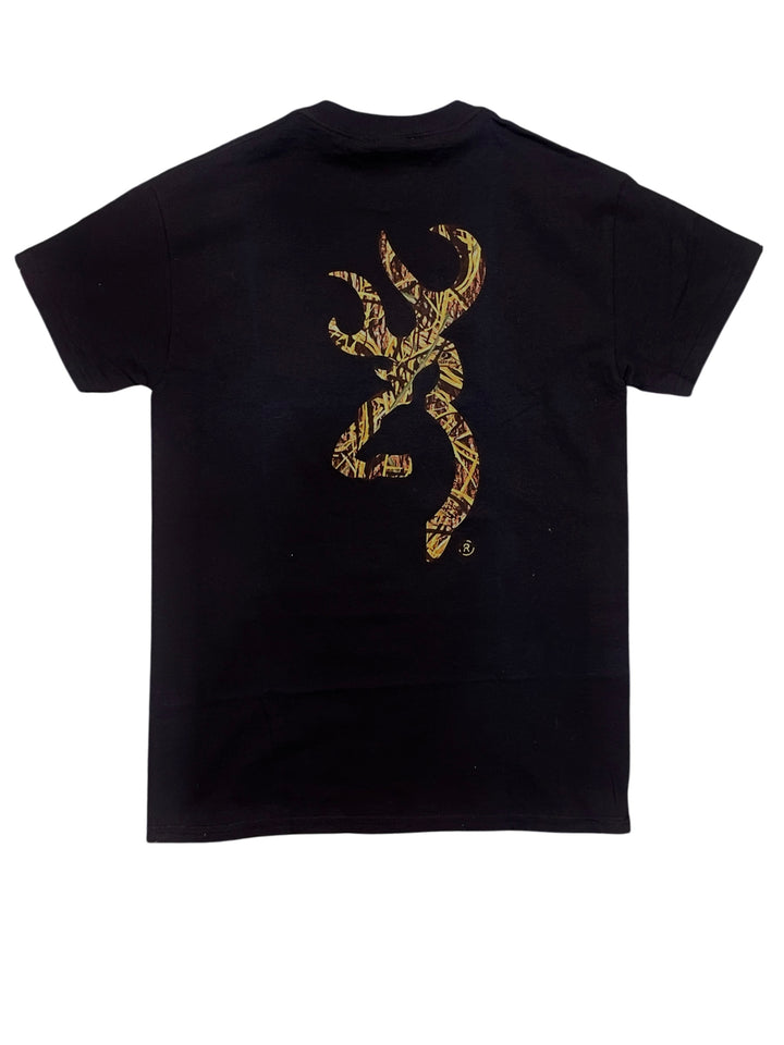 PLAYERA BROWNING Shadow Grass Black