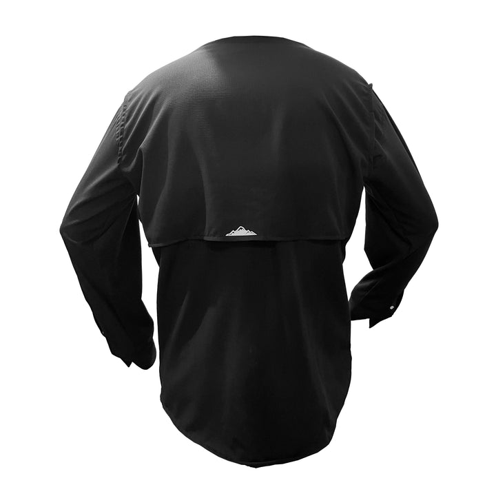 CAMISA TAU SPANISH FISHING MANGA LARGA NEGRA