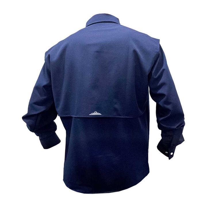 CAMISA TAU SPANISH FISHING MANGA LARGA AZUL