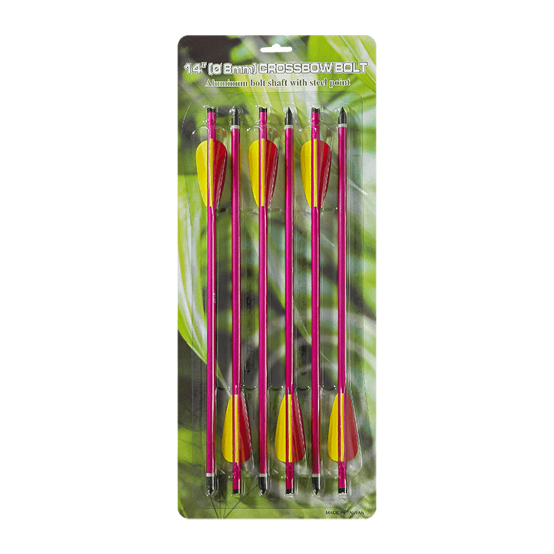 PAQUETE DE 12 FLECHAS DE PLASTICO PARA BALLESTA DE 50 LIBRAS
