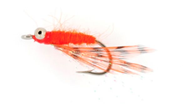 MOSCA PARA MAR MINI SHRIMP ORANGE 1 PIEZA