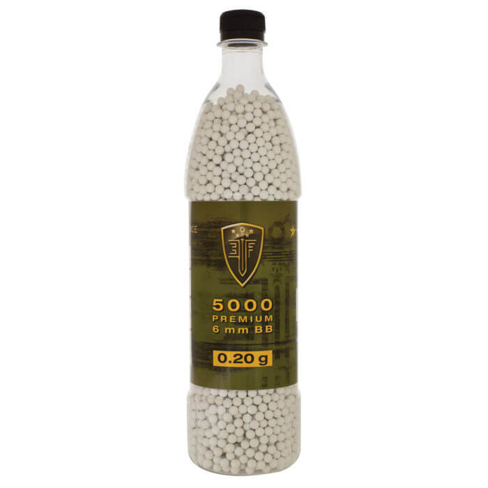 MUNICIONES AIRSOFT BBs ELITE FORCE 20 GR. con 5000 piezas