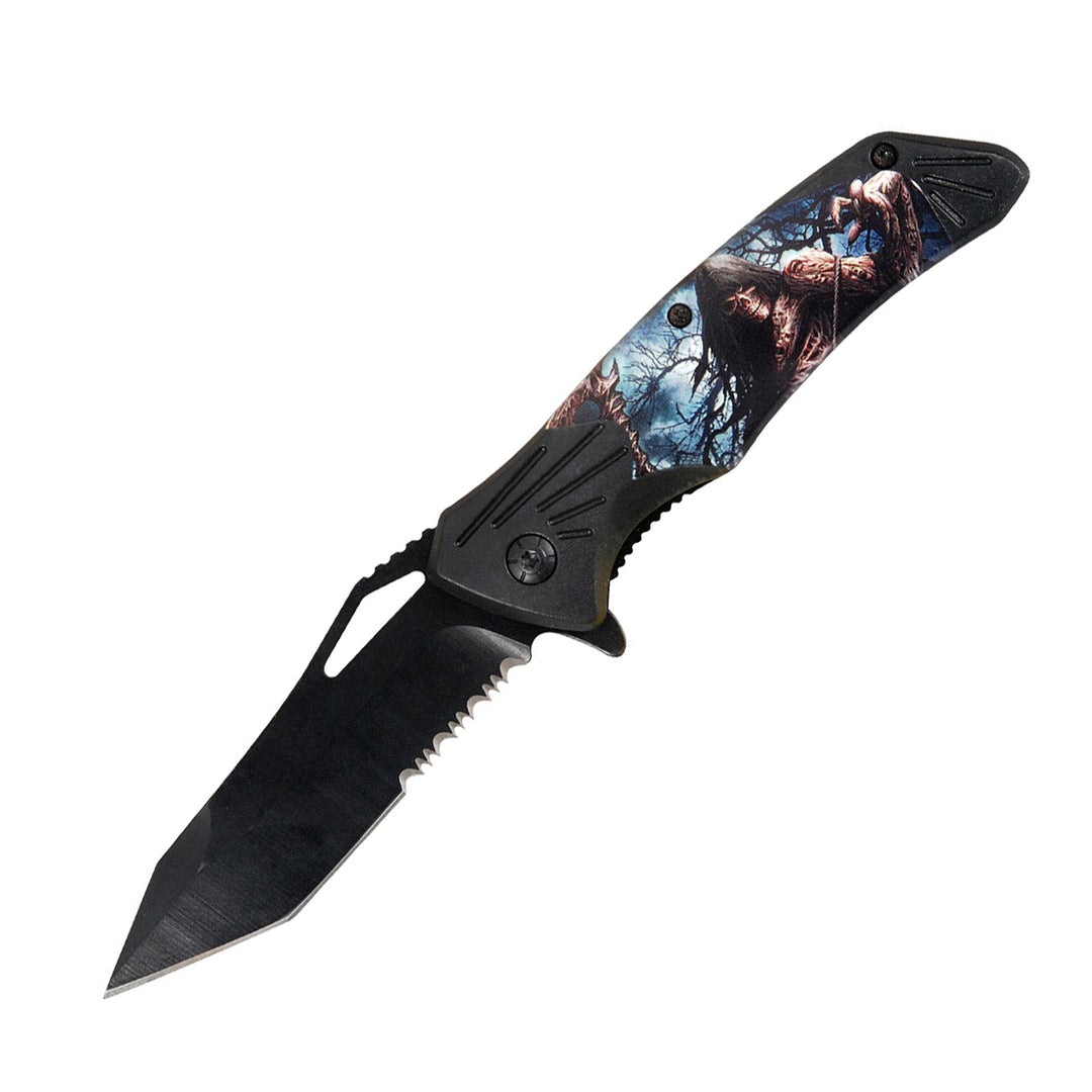 NAVAJA 4" MUERTE PAVONADA LION TOOLS