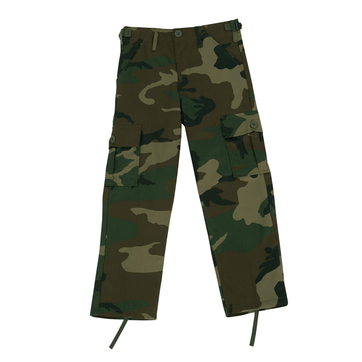 PANTALON DE NIÑO WOODLAND CAMO